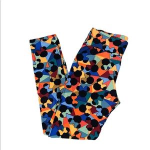 LuLaRoe One Size Leggings Disney Minnie Mouse